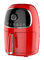 Profesyonel Kompakt Hava Fritöz Kırmızı Renk Plastik Malzeme W200 * D258 * H280mm Boyutu